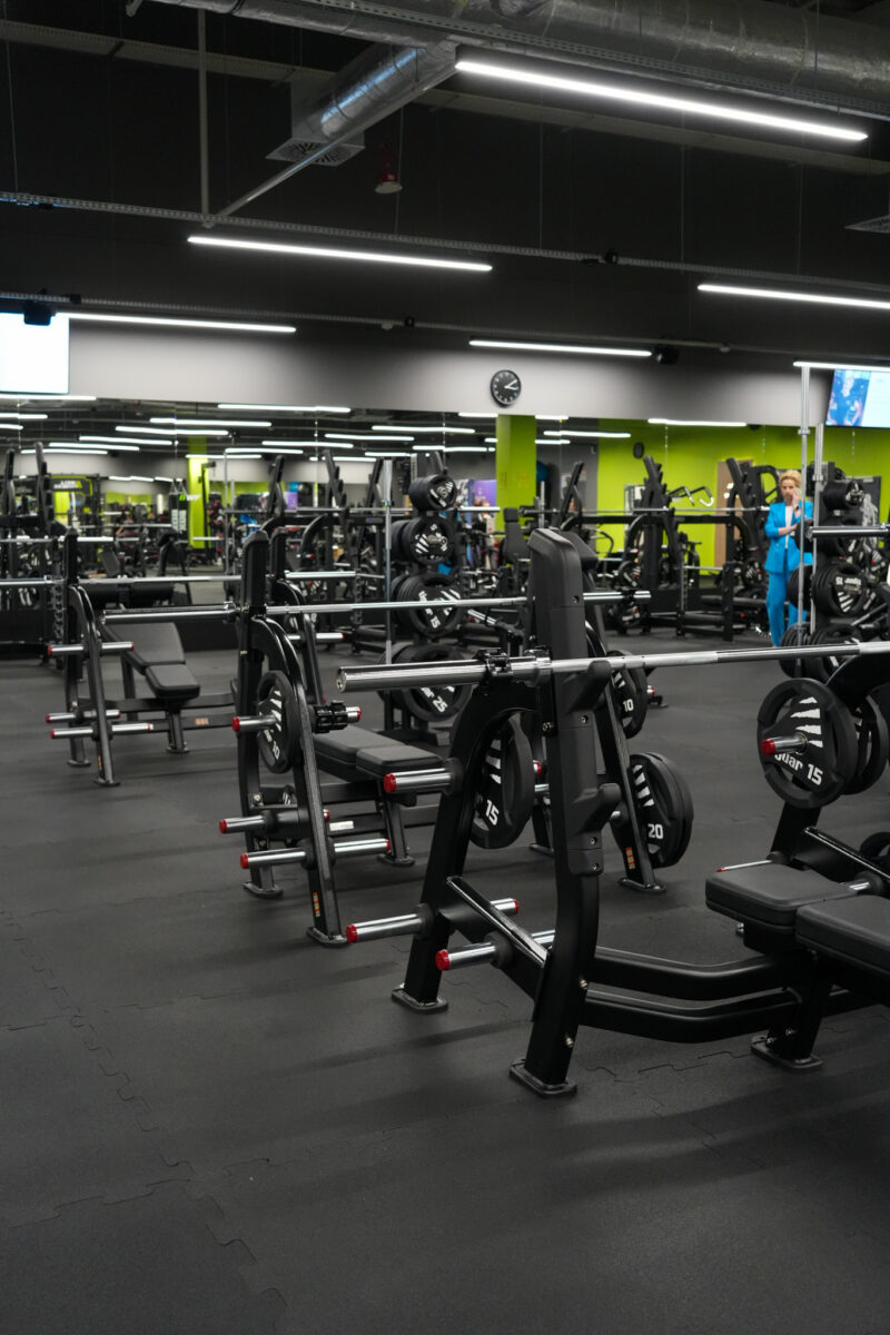 інтер'єр спортзалу в Марках