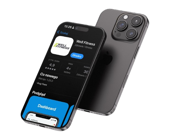 aplikacja well fitness na iphone